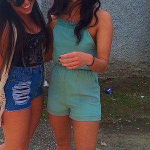 Open Back Romper